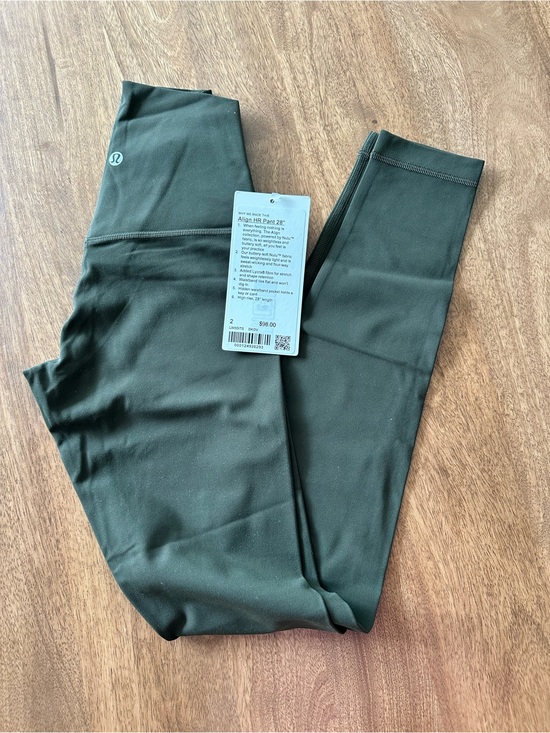 lululemon athletica Pants - lululemon athletica Olive Green Align High-Rise Leggings